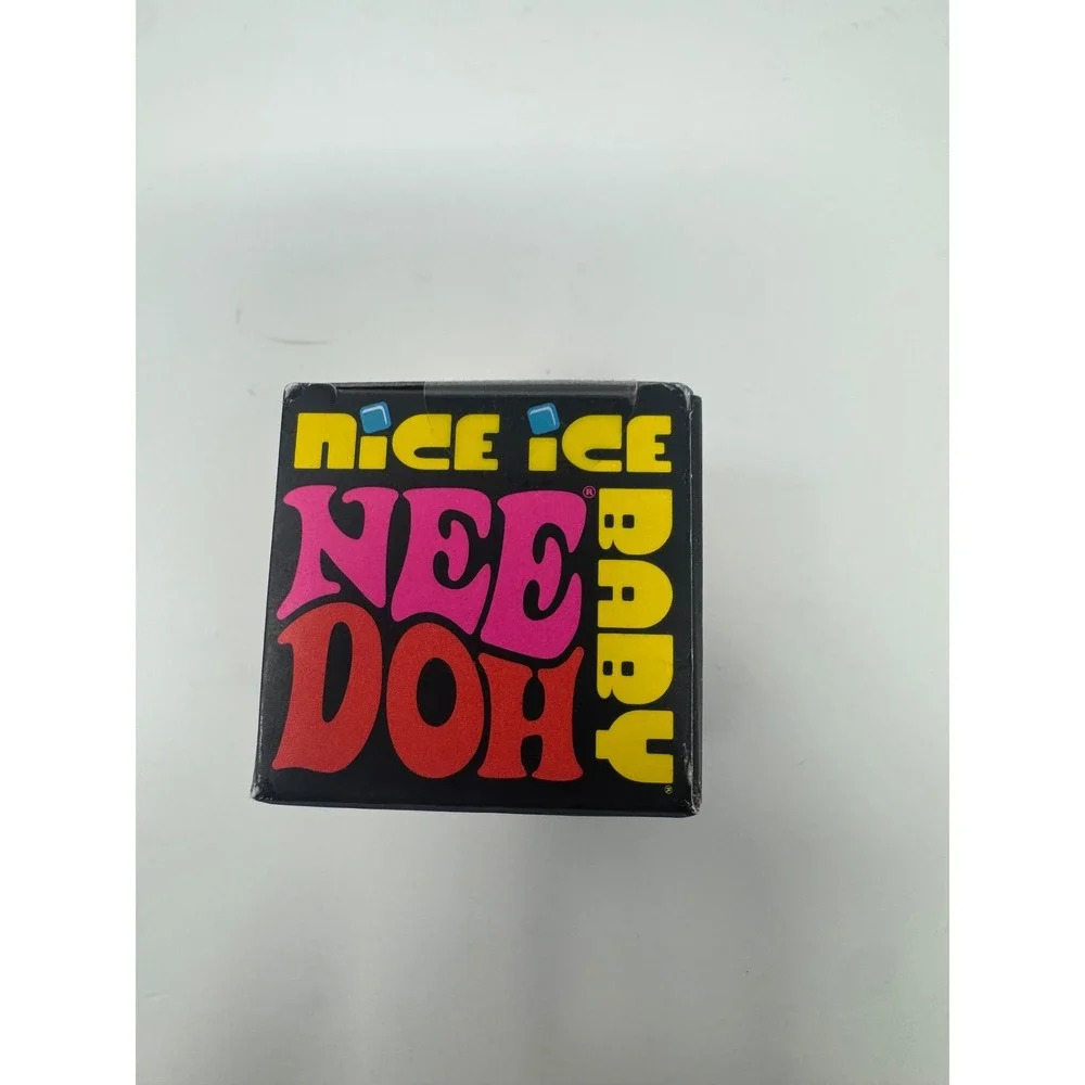 NeeDoh Nice Ice Baby Cube Fidget Squish Toy Nee Doh Mini Squeeze Ball NEW